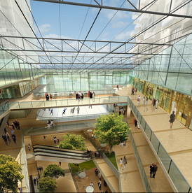 购物中心室内展示景观效果图