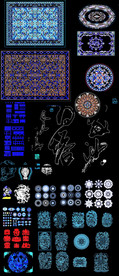 地毯图案CAD图