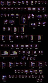 CAD单元幕墙节点详图