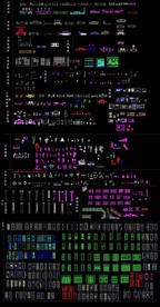 CAD立面分类图库