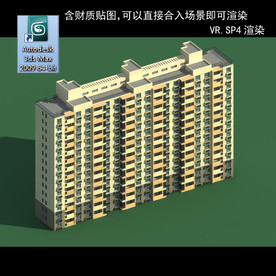 高层住宅 小区 住宅 室外