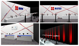 发布会走廊茶歇区设计