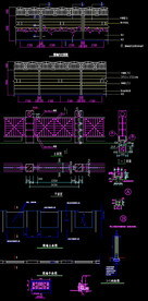 园林栏杆施工图