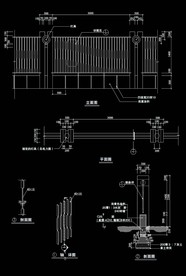 不锈钢护栏设计大样图