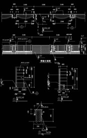 别墅围墙大门施工图