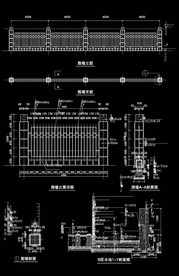 游泳池围栏施工图