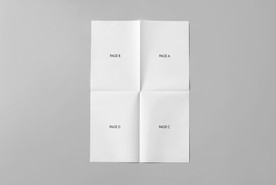 双拉页画册样机贴图PSD图片