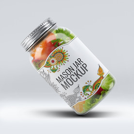 小零食瓶子包装展示样机