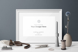 家庭家居文艺相框展示文件