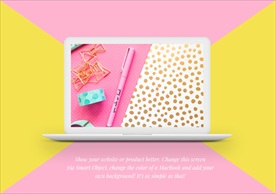 高档时尚电脑笔记本样机图片