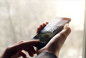 手滑动 点击手机样机分层图