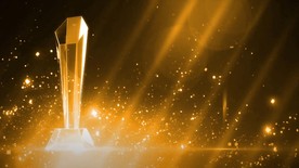 无缝循环的晚会年会奖杯颁奖背景