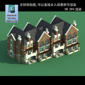 中式建筑 中式多层建筑 别墅