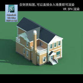 中式建筑 中式多层建筑 别墅