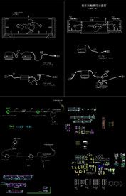 CAD柜触摸灯示意图