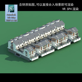 层建筑 景观 小区 地产 楼房