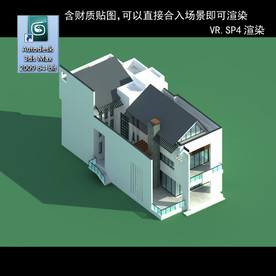 中式建筑 中式多层建筑 中式别