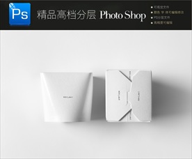 2款空白技产品包装盒设计样