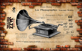 古典爵士音乐背景墙