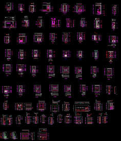 柜玄关柜CAD图库