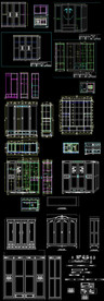 欧式衣柜CAD图纸
