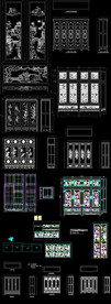 中式柜CAD图纸