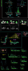 园林假山置石图纸