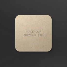 餐垫贴图样机图片 杯垫样机图片