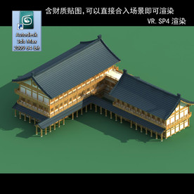 中式建筑 中式多层 中式民居