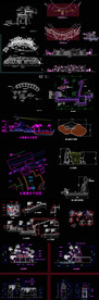 园林小景施工大样图