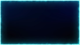 蓝色的火焰边框