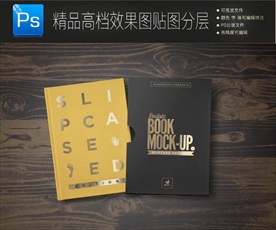 黑卡精装影集样机一键贴图