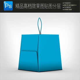 手提包装设计样机一键贴图