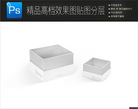 高档首饰包装样机效果图PS
