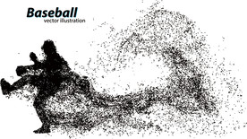 垒球运动创意粒子设计