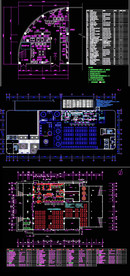 企业工厂饭堂厨房CAD图