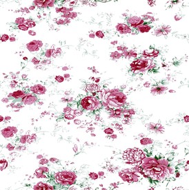 矢量红玫瑰花朵