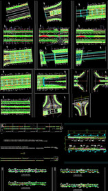 高速公路绿化设计CAD图
