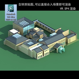 中式建筑 中式多层 中式别墅