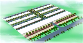 社区绿化效果图