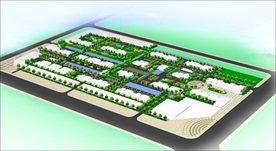 小区绿化效果图