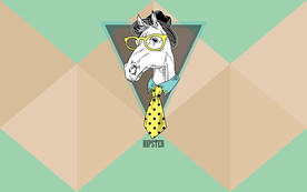 时尚动物背景墙