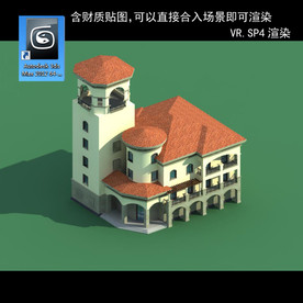 花园洋园 欧式洋房 多层建筑