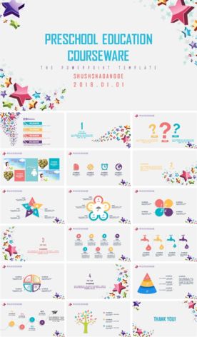 教育卡通课件PPT