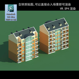 规划建筑 简易建筑 规划体块