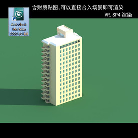 规划建筑 简易建筑 规划体块