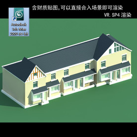 规划建筑 简易建筑 规划体块