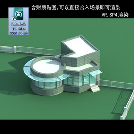 门卫室 门卫模型