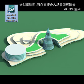 规划建筑 简易建筑 规划体块