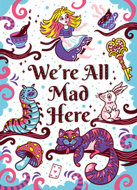 卡通动物派对海报设计